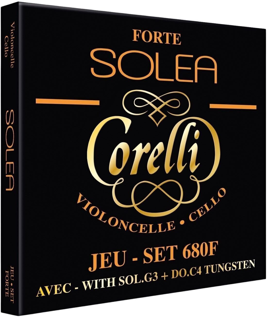 Cello Strings Savarez Corelli Solea 680F Cello Strings
