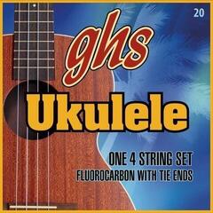 Струни для бас-укулеле GHS Ukulele Fluorocarbon Tie Ends Струни для бас-укулеле
