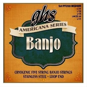 Banjo Saiten GHS Americana Series PF200 Banjo Saiten - 1