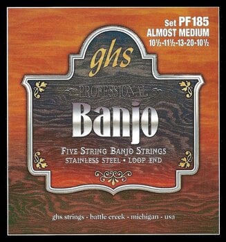 Banjo Saiten GHS Professional PF185 Banjo Saiten - 1