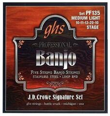 Žice za banjo GHS J.D. Crowe Signature PF135 Žice za banjo