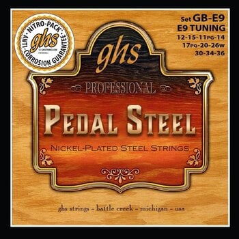 Corzi de chitară GHS Pedal Steel Boomers GB-E9 Corzi de chitară - 1