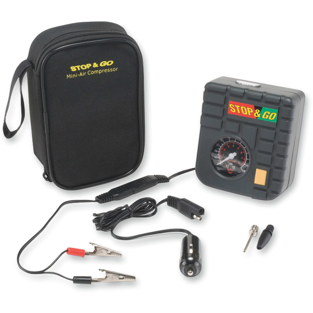 Motorcycle Repair Kit Stop and Go International Mini Air Compresor