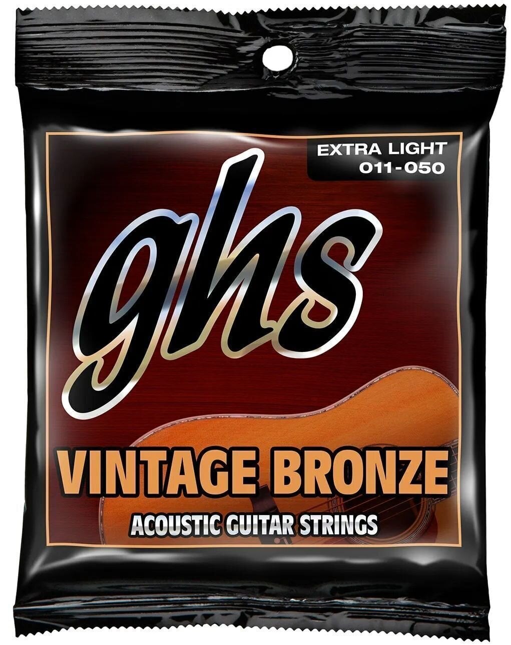 Cordes de guitares acoustiques GHS Vintage Bronze VN-XL Cordes de guitares acoustiques