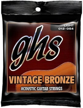 Cordes de guitares acoustiques GHS Vintage Bronze VN-L Cordes de guitares acoustiques - 1