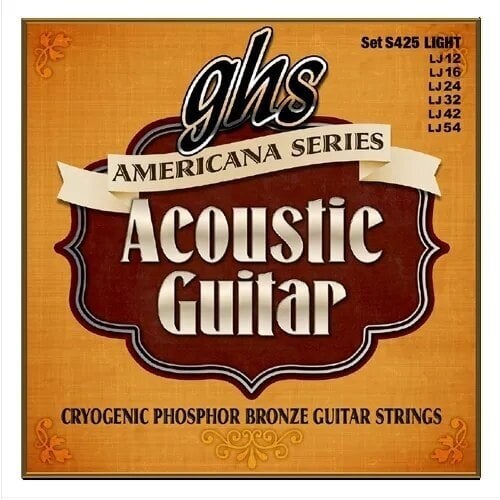 Saiten für Akustikgitarre GHS Americana Series S425 Saiten für Akustikgitarre