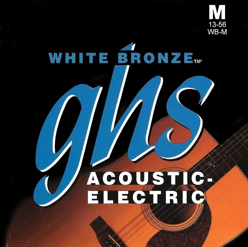 Cordes de guitares acoustiques GHS White Bronze WB-M Cordes de guitares acoustiques