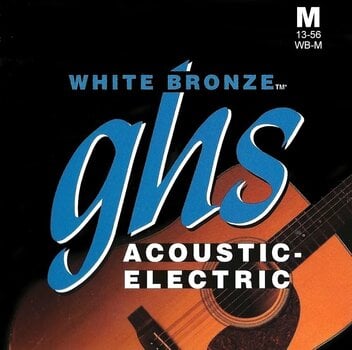 Cordes de guitares acoustiques GHS White Bronze WB-M Cordes de guitares acoustiques - 1