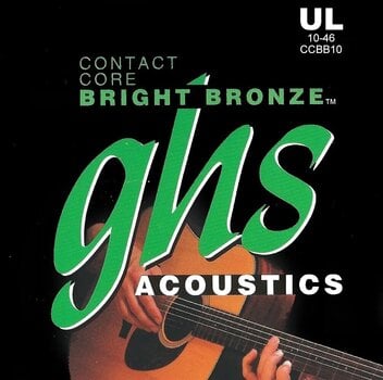 Struny do gitary akustycznej GHS Contact Core Bright Bronze Struny do gitary akustycznej - 1