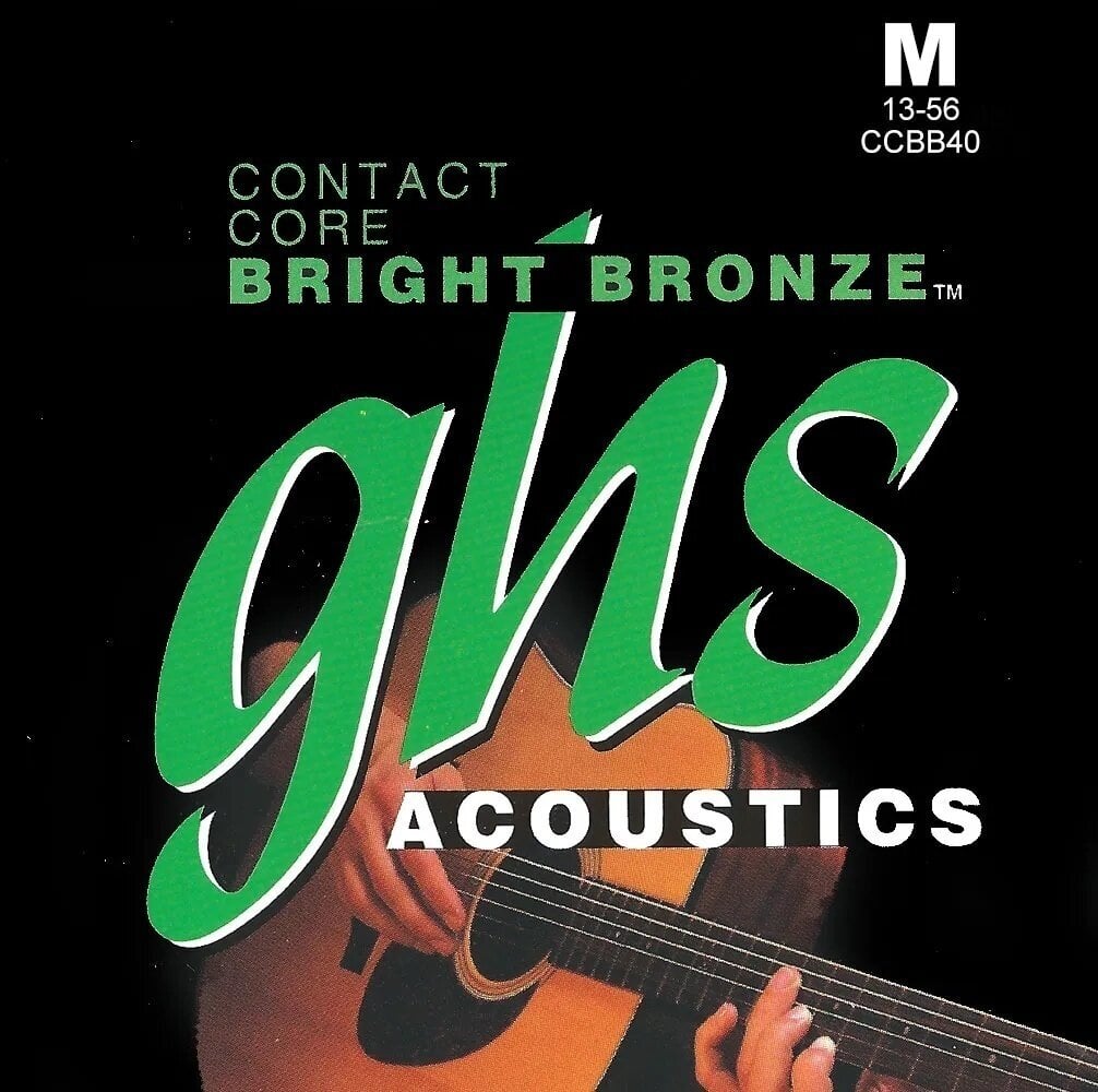 Струни для акустичної гітари GHS Contact Core Bright Bronze Струни для акустичної гітари