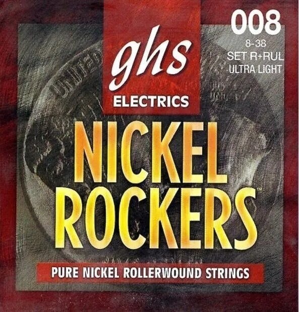 Corzi chitare electrice GHS Nickel Rockers R+RUL Corzi chitare electrice