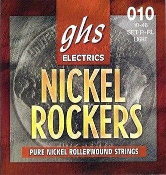 Strune za električno kitaro GHS Nickel Rockers R+RL Strune za električno kitaro - 1