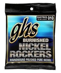Sähkökitaran kielet GHS Burnished Nickel Rockers BNR-L Sähkökitaran kielet