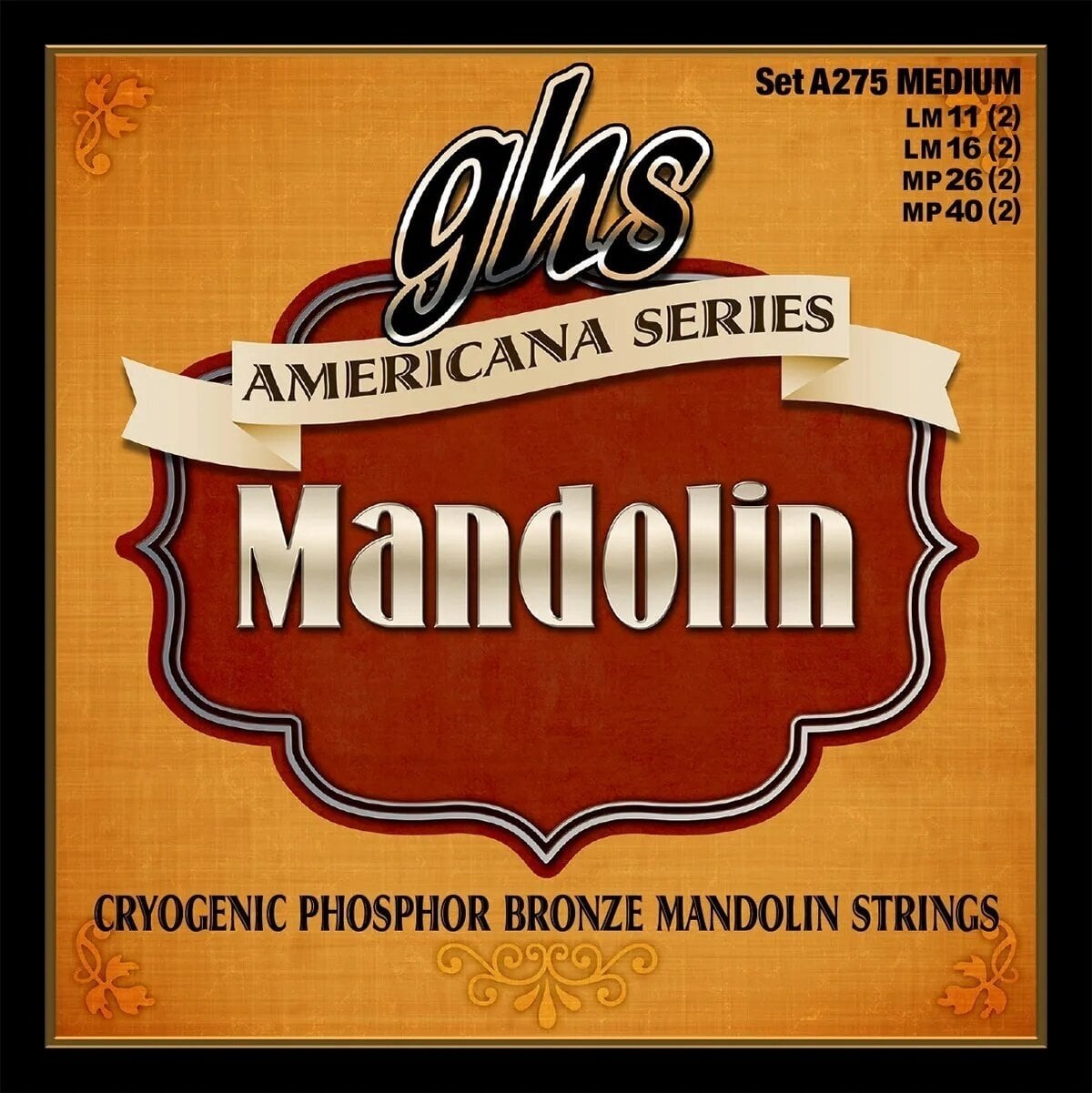 Žice za mandoline GHS Americana Series A275 Žice za mandoline