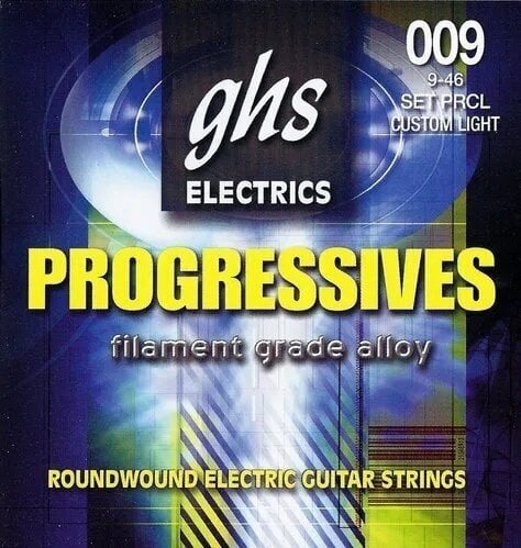 Corzi chitare electrice GHS Progressives PRCL Corzi chitare electrice