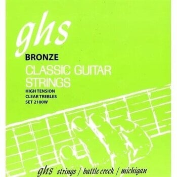 Нейлонові струни для класичної гітари GHS Silver Alloy Нейлонові струни для класичної гітари - 1