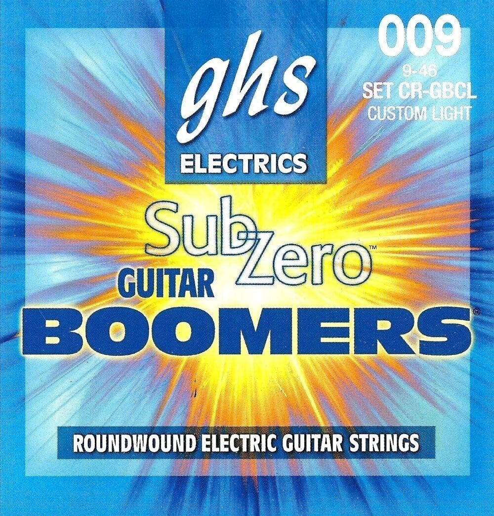Žice za električnu gitaru GHS Sub Zero Boomers CR-GBCL Žice za električnu gitaru