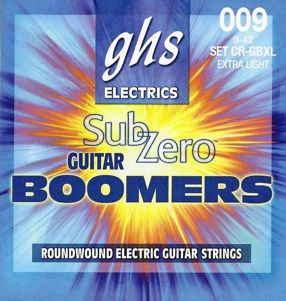 E-guitar strings GHS Sub Zero Boomers E-guitar strings