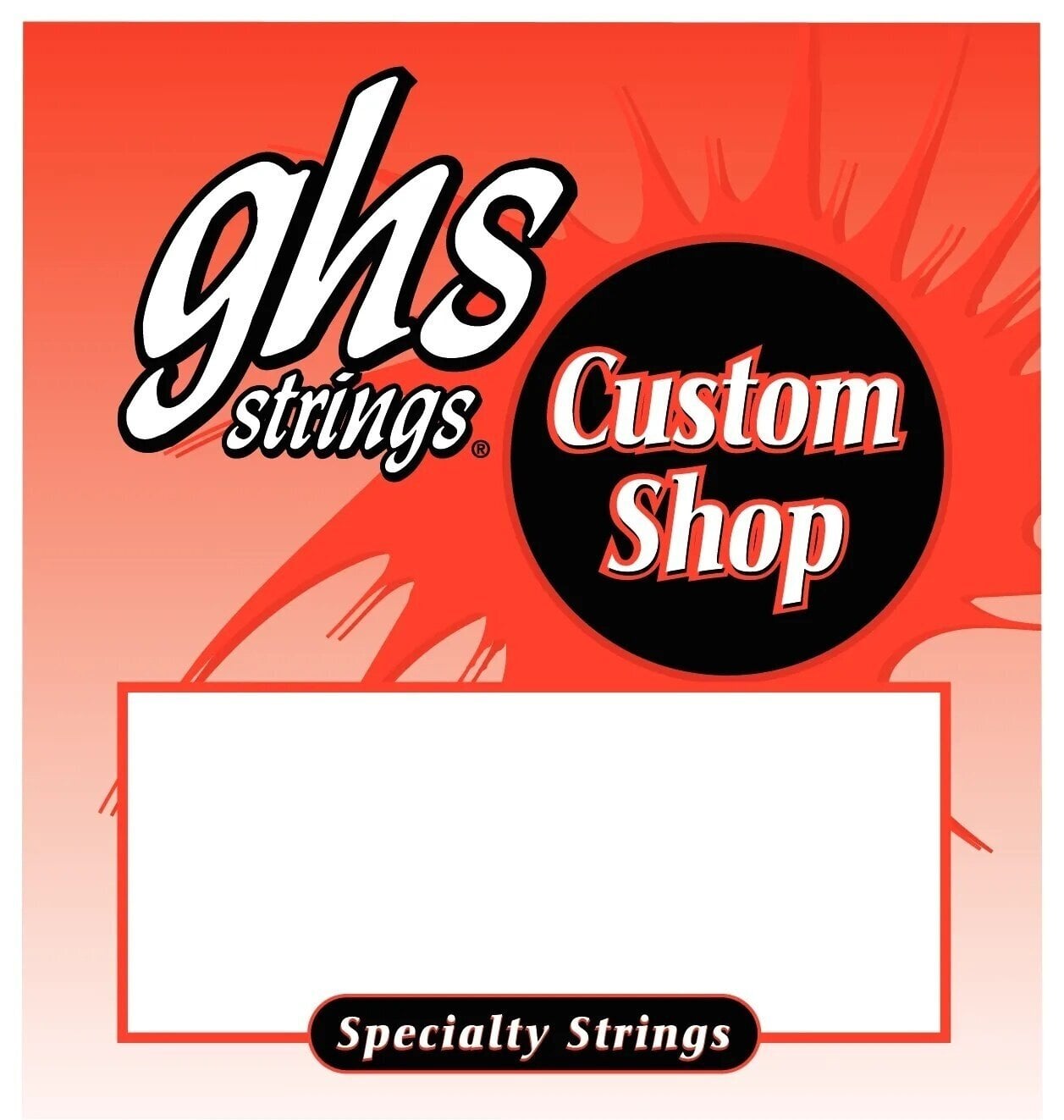 Saiten für E-Gitarre GHS Custom Shop Saiten für E-Gitarre