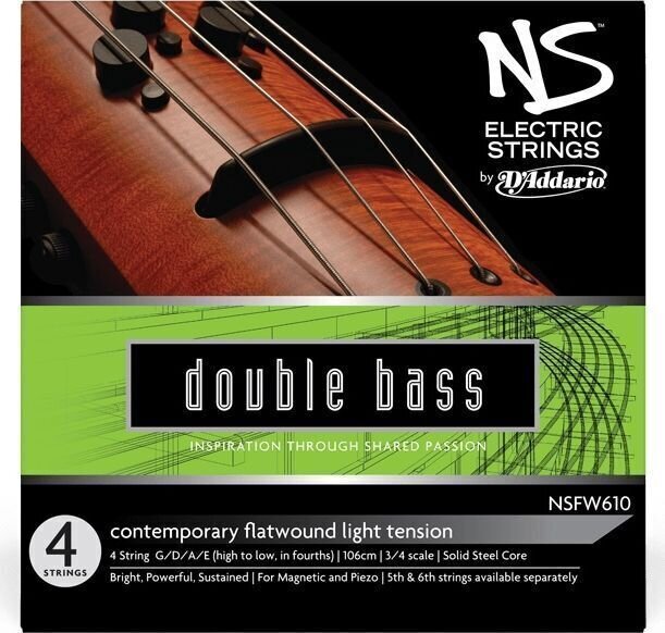 Kontrabassi keeled D'Addario NSFW610 Kontrabassi keeled