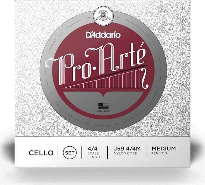 Cello Strings D'Addario J59 4/4M Cello Strings