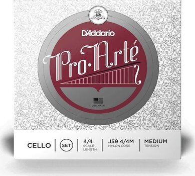 Cello Strings D'Addario J59 4/4M Cello Strings - 1
