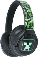 Слушалки за деца OTL Technologies Minecraft LED Wireless Black Слушалки за деца
