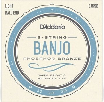 Žice za banjo D'Addario EJ69B Žice za banjo - 1