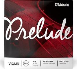 Cordas para violino D'Addario J812 1/4M Cordas para violino