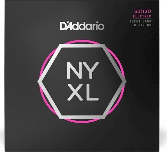 Snaren voor 6-snarige basgitaar D'Addario NYXL32130MS Snaren voor 6-snarige basgitaar