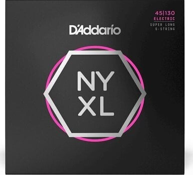 Bass guitar strings D'Addario NYXL45130MS Bass guitar strings - 1