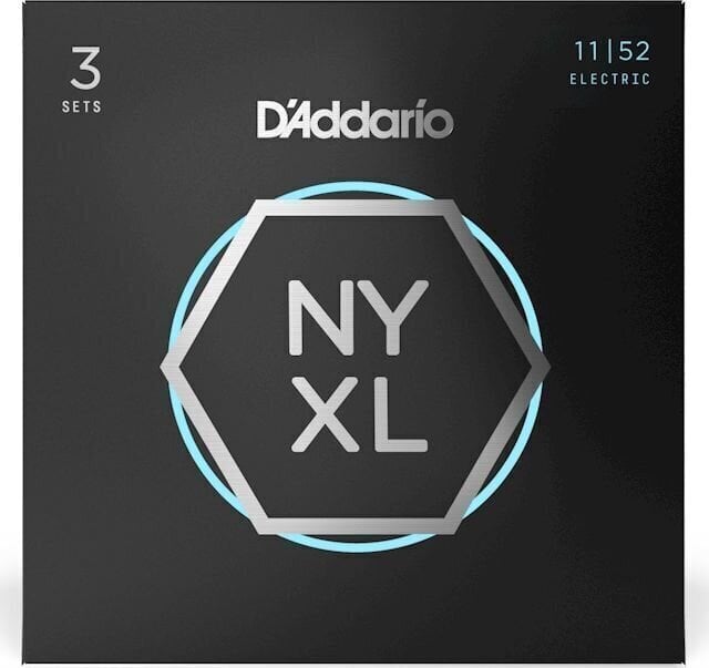 Strenge til E-guitar D'Addario NYXL1152-3P Strenge til E-guitar