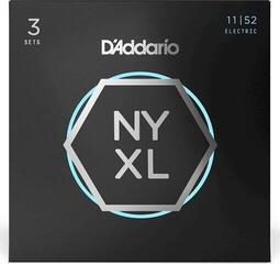 Струни для електрогітари D'Addario NYXL1152-3P Струни для електрогітари
