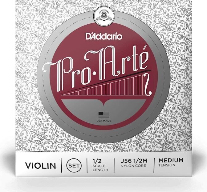 Fiolinstrenger D'Addario J56 1/2M Fiolinstrenger