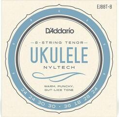 Strings for tenor ukulele D'Addario EJ88T-8 Strings for tenor ukulele