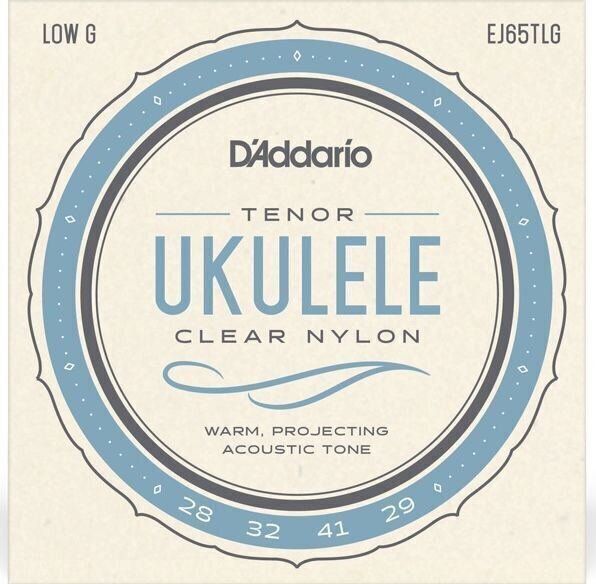 Žice za tenor ukulele D'Addario EJ65TLG Žice za tenor ukulele