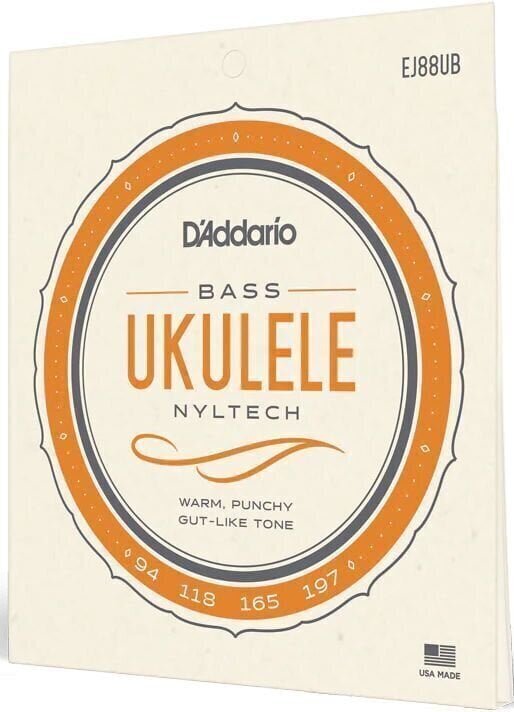 Saiten für Bass-Ukulele D'Addario EJ88UB Saiten für Bass-Ukulele