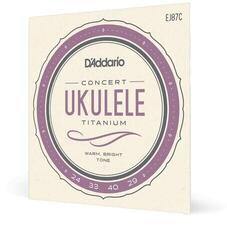 Strings for concert ukulele D'Addario EJ87C Strings for concert ukulele