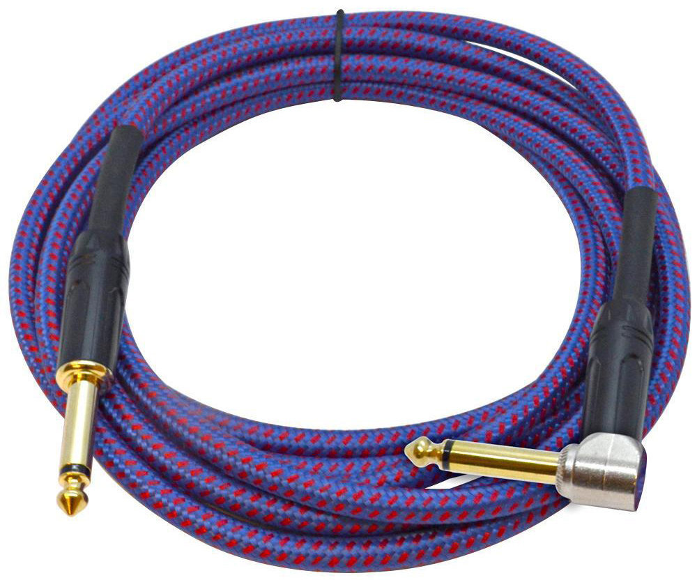 Инструментален кабел Lewitz TGC 055 Лилав 6 m Директен - Ъглов
