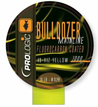 Horgász zsinór Prologic Bulldozer FC Coated Mono Fluo Yellow 1000 m 12 lbs 0.31 mm - 1