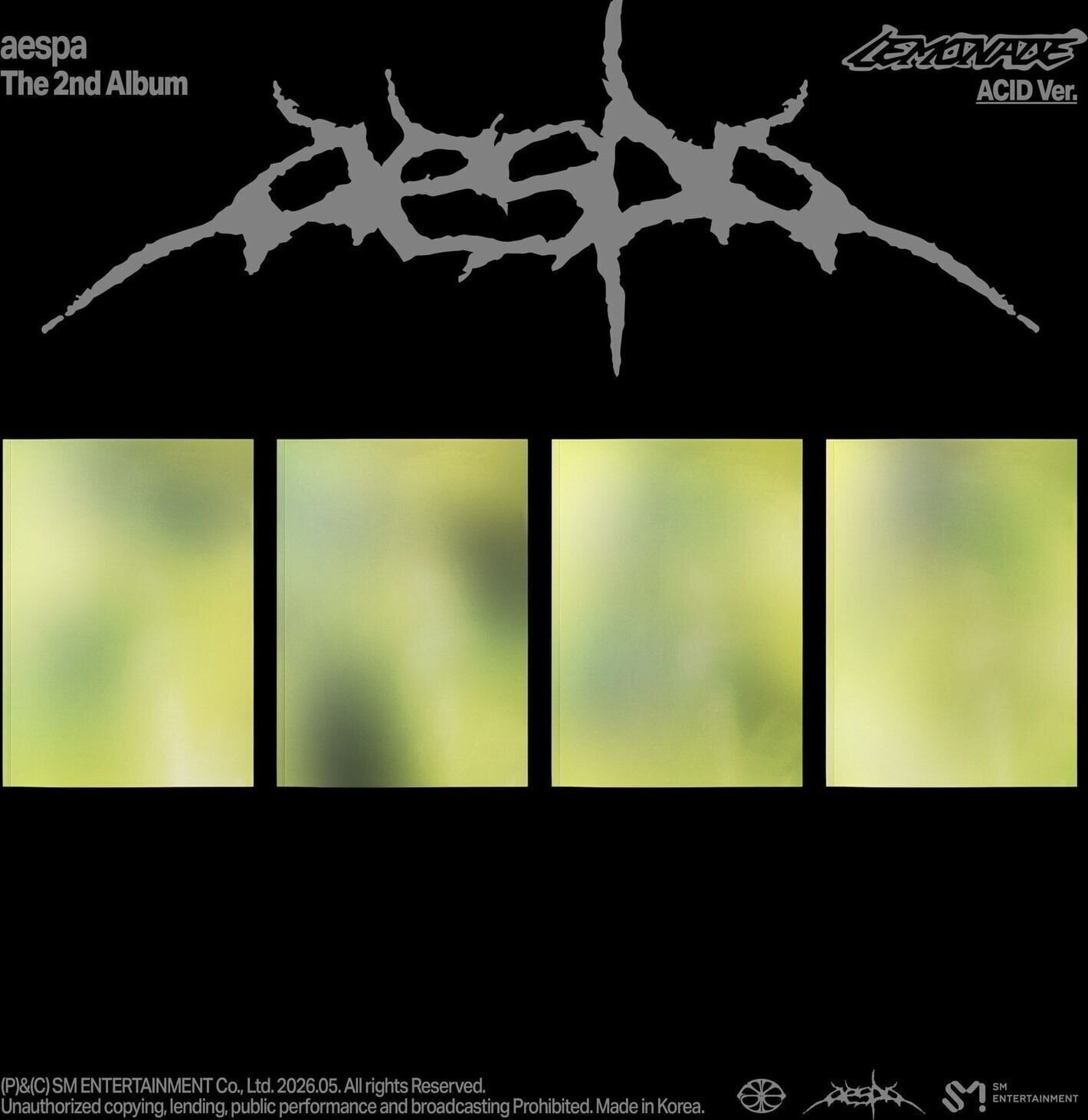 Music CD Aespa - LEMONADE - The 2nd Album: ACID Version (CD)