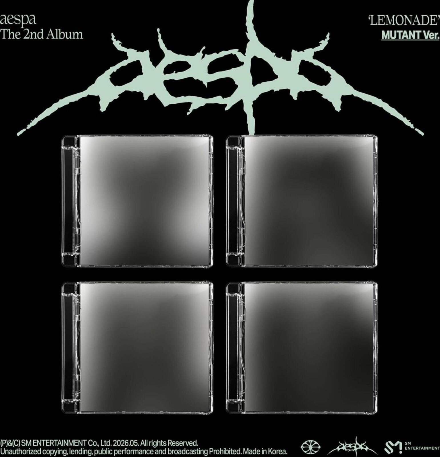 Musikk-CD Aespa - LEMONADE - The 2nd Album: MUTANT Version (CD)