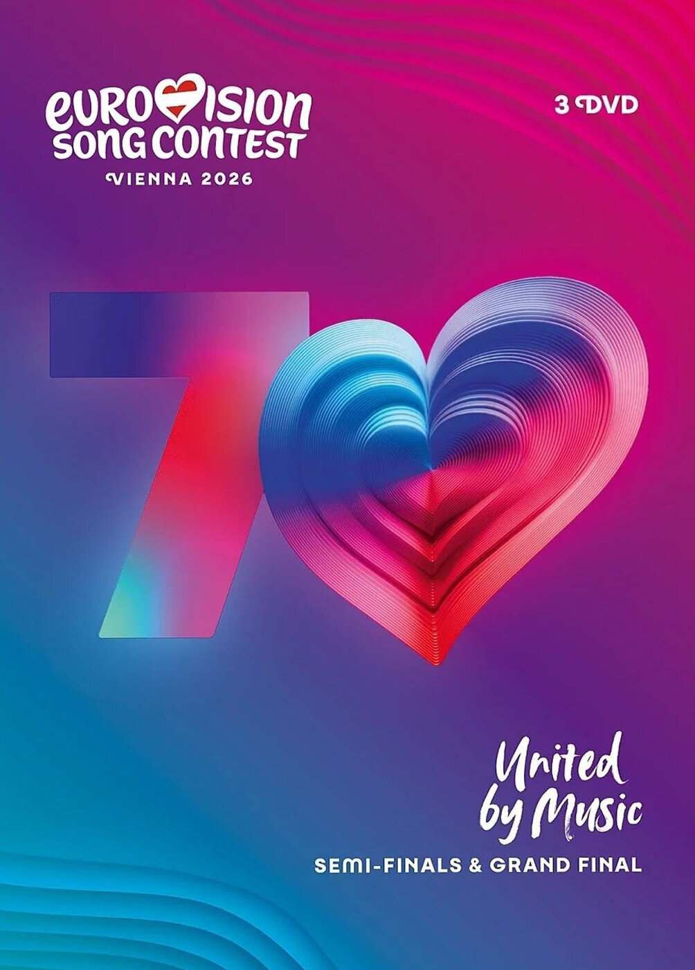 Muziek CD Various Artists - Eurovision Song Contest Vienna 2026 (3 DVD)