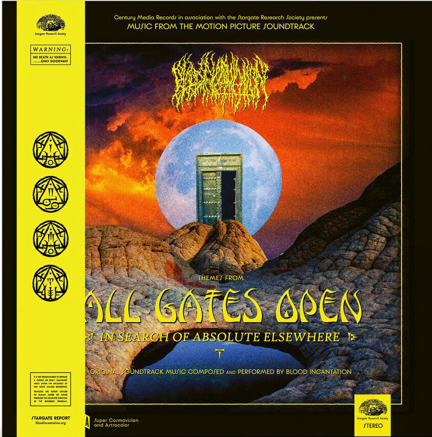 LP deska Blood Incantation - All Gates Open - O.S.T. (Indie Exclusive) (Limited Edition) (Algae Blue Coloured) (2 LP + Blu-ray)