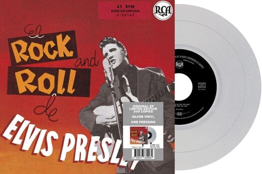Disque vinyle Elvis Presley - El Rock And Roll De Elvis (Limited Edition) (Silver Coloured) (7" SP) - 1