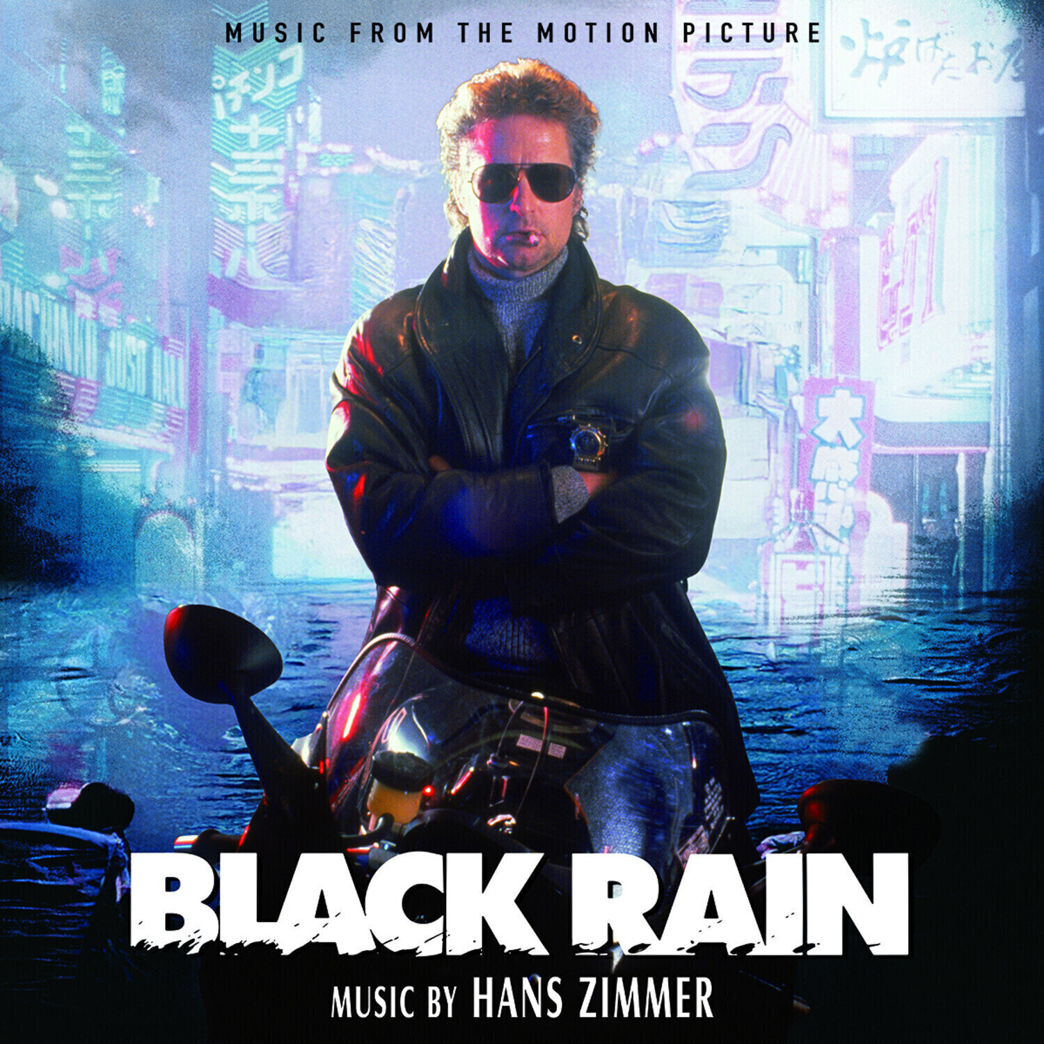 Disque vinyle Hans Zimmer - Black Rain (Neon Blue Coloured) (2 LP)