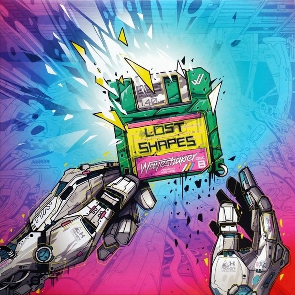 Vinyl Record Waveshaper - Lost Shapes (Green Coloured) (LP)