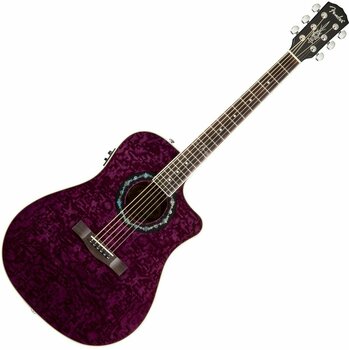 elektroakustisk gitarr Fender T bucket 300CE Transparent Violet - 1