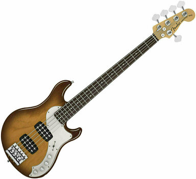 Elektrische basgitaar Fender American Deluxe Dimension Bass V HH Violin Burst - 1