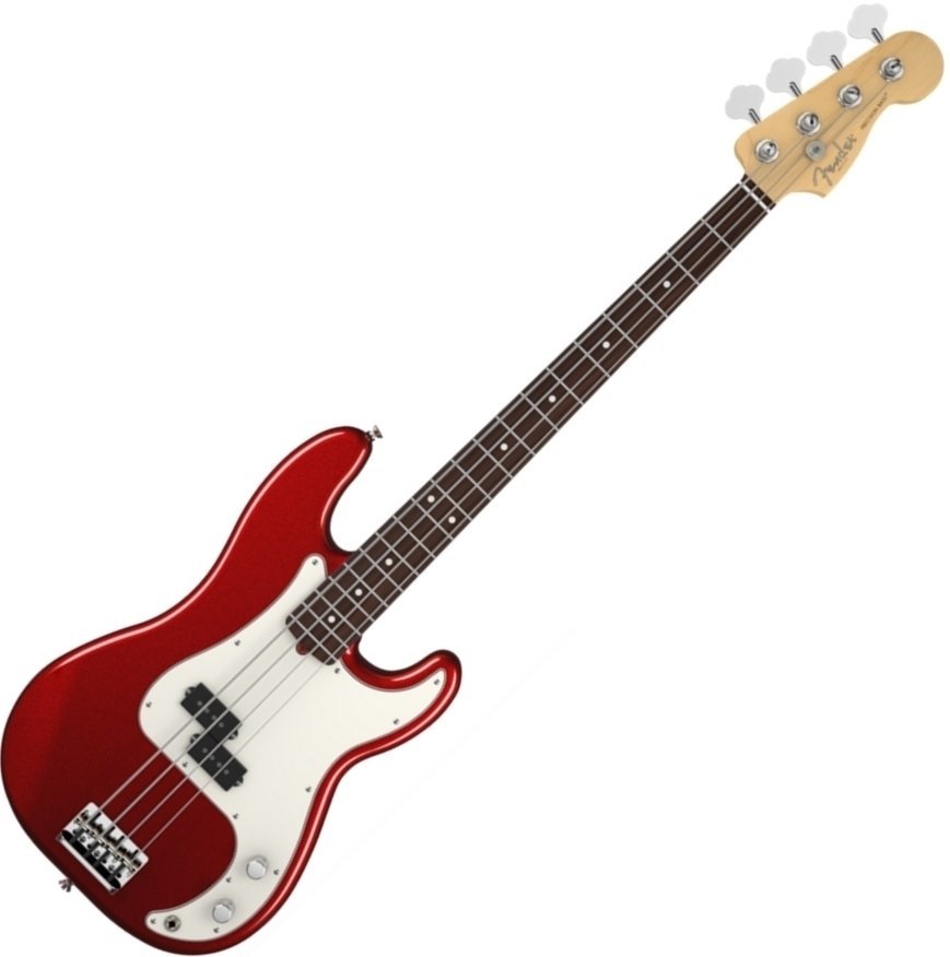 Bas electric Fender American Standard Precision Bass RW Mystic Red